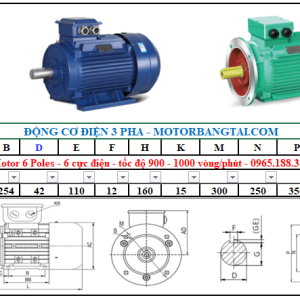 Động cơ điện 3 pha 11kw-6poles