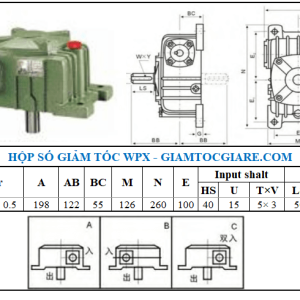 Hộp số wpx 60