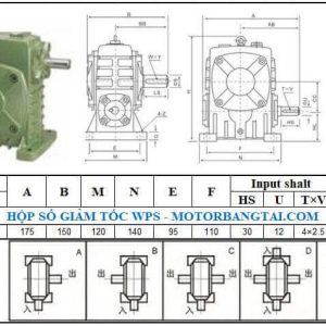 Hộp số wps 50