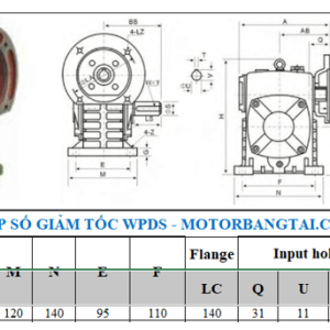 Hộp số wpds 50